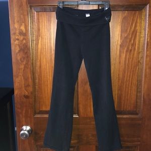 Justice girls size 7 black yoga pants